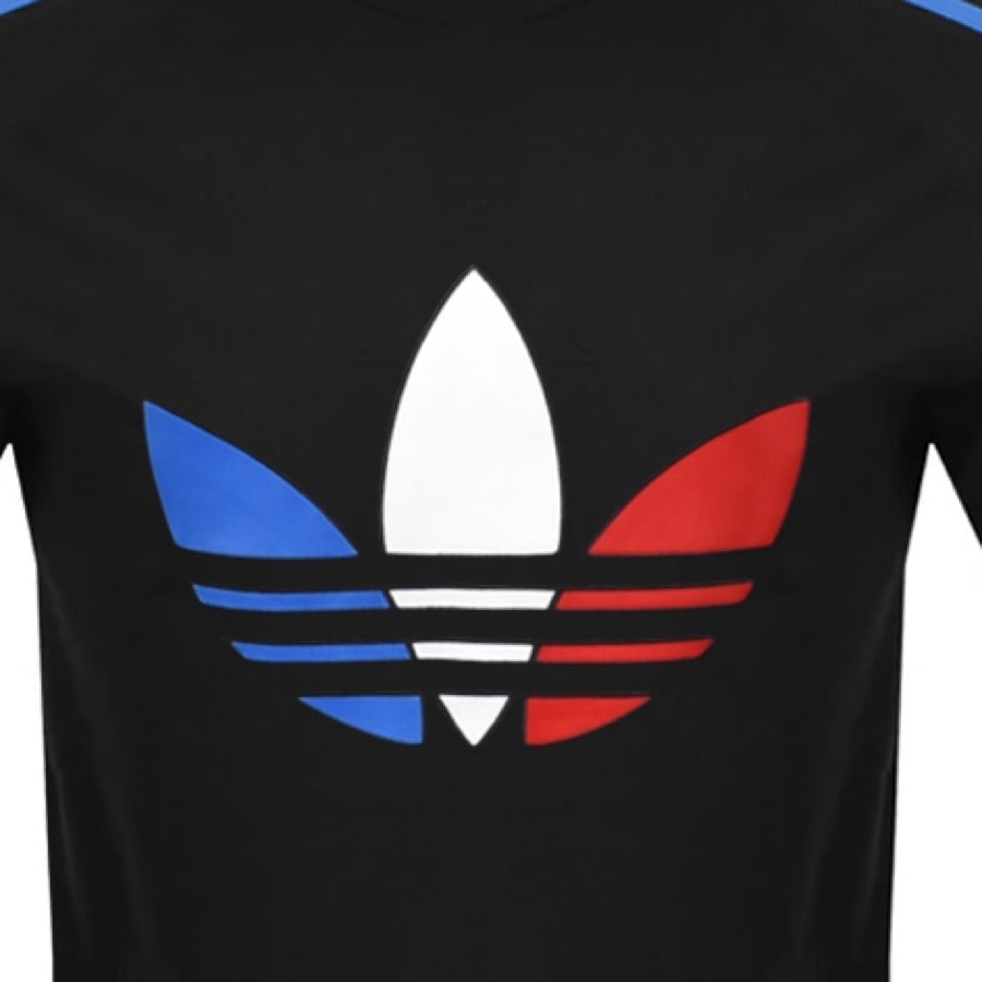 Alternative Image for Productadidas Originals Tricol 2 T Shirt Black3